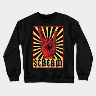 Scream Crewneck Sweatshirt